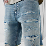 Heavy Metal Denim Shorts