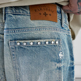 Heavy Metal Denim Shorts