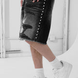 Heavy Metal Denim Shorts