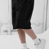 Heavy Metal Denim Shorts