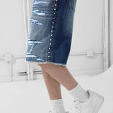 Heavy Metal Denim Shorts