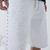 Heavy Metal Denim Shorts