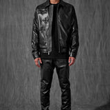 Skinny Stacked Inferno Pants (Black)