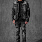 Limelight Denim Trucker Jacket (Black Shadow)