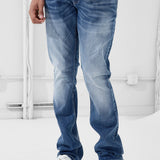 Super Skinny Stacked First Class Denim (Aged Wash)