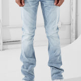 Super Skinny Stacked First Class Denim (Sky Blue)