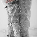 Super Skinny Stacked Brilliance Denim (Cement Wash)