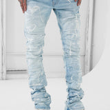 Super Skinny Stacked Brilliance Denim (Sky Blue)