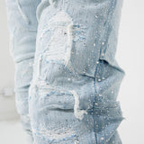 Super Skinny Stacked Brilliance Denim (Sky Blue)