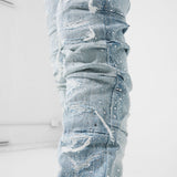 Super Skinny Stacked Brilliance Denim (Sky Blue)
