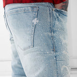 Super Skinny Stacked Brilliance Denim (Sky Blue)