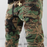 Super Skinny Stacked Brilliance Denim (Vintage Camo)