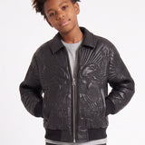Kids Immortal Full Zip bomber Jacket (Noir)