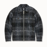 Kids SYIP Hooded Flannel Shacket (Black Shadow)