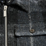 Kids SYIP Hooded Flannel Shacket (Black Shadow)