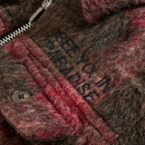 Kids SYIP Hooded Flannel Shacket (Red)