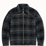 SYIP Hooded Flannel Shacket (Black Shadow)