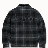 SYIP Hooded Flannel Shacket (Black Shadow)