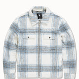 SYIP Hooded Flannel Shacket (Light Blue)