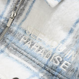 SYIP Hooded Flannel Shacket (Light Blue)
