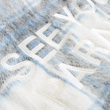 SYIP Hooded Flannel Shacket (Light Blue)