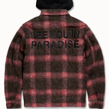 SYIP Hooded Flannel Shacket (Red)