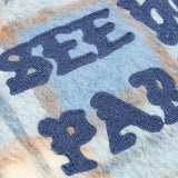 Paradise Flannel Shacket (Carolina Blue)