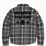 Paradise Flannel Shacket (Industrial Black)