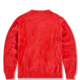 Plush Crewneck Sweater (Red)
