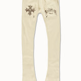 Paradise Tour Stacked Sweatpants (Khaki)