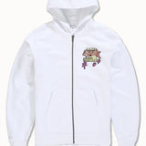 Paradise Pictures Zip Up Hoodie (White)