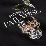 Butterfly Effect Zip Up Hoodie (Black)