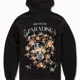 Butterfly Effect Zip Up Hoodie (Black)