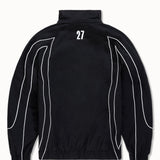 Hooligan Hooded Track Jacket (Black)