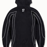 Hooligan Hooded Track Jacket (Black)