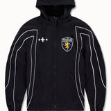 Hooligan Hooded Track Jacket (Black)