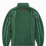 Hooligan Hooded Track Jacket (Green)