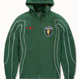 Hooligan Hooded Track Jacket (Green)