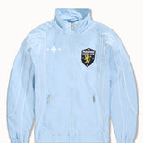 Hooligan Hooded Track Jacket (Sky Blue)