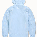 Hooligan Hooded Track Jacket (Sky Blue)