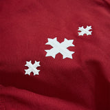 Hooligan Hooded Track Jacket (Wine)