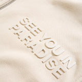 SYIP Tonal Zip Up Hoodie (Taupe Cream)