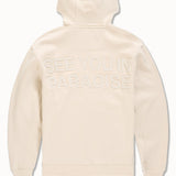 SYIP Tonal Zip Up Hoodie (Taupe Cream)