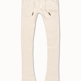 SYIP Tonal Stacked Sweatpants (Taupe Cream)