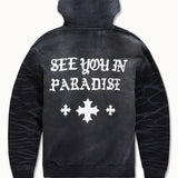 Paradise Heavyweight Pullover Hoodie (Black)