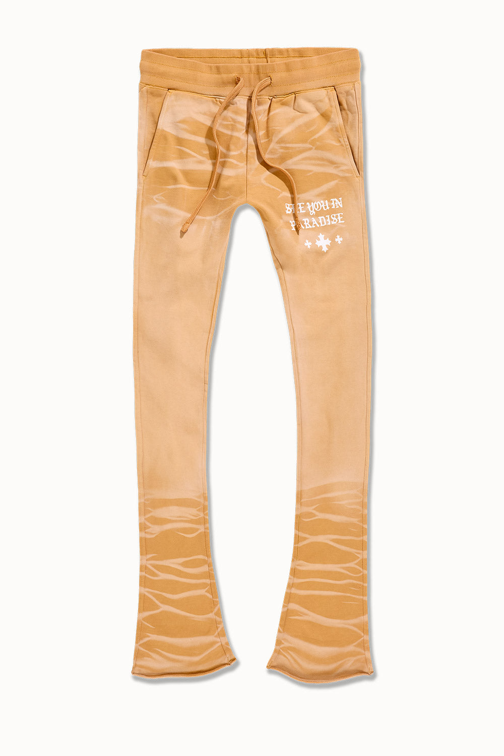 Paradise Stacked Heavyweight Sweatpants (Camel)