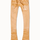 Paradise Stacked Heavyweight Sweatpants (Camel)