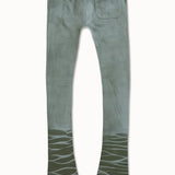 Paradise Stacked Heavyweight Sweatpants (Olive)