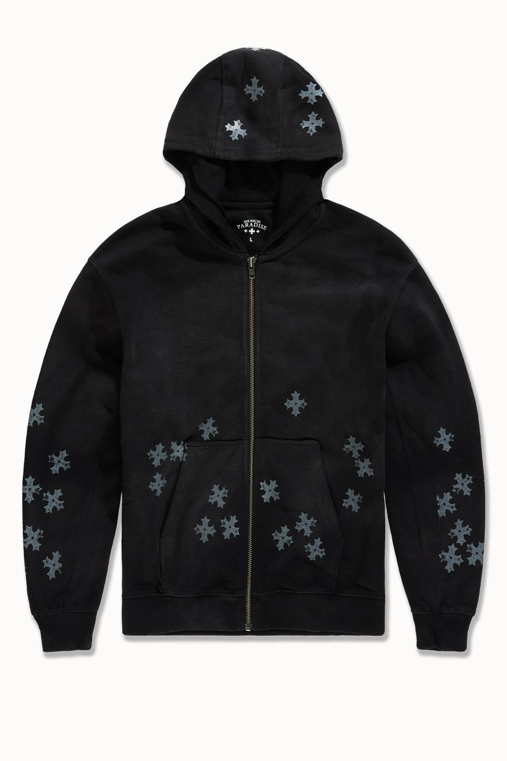 Forbidden Fruit Zip Up Hoodie (Black Shadow)