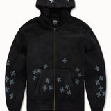 Forbidden Fruit Zip Up Hoodie (Black Shadow)